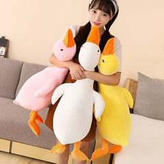 Grande peluche Canard Kawaii