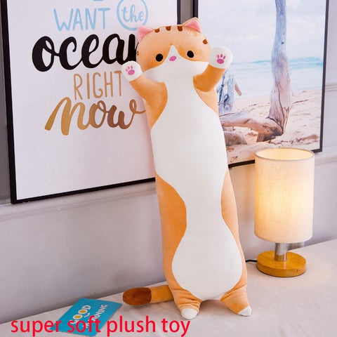 Peluche Chat Coussin